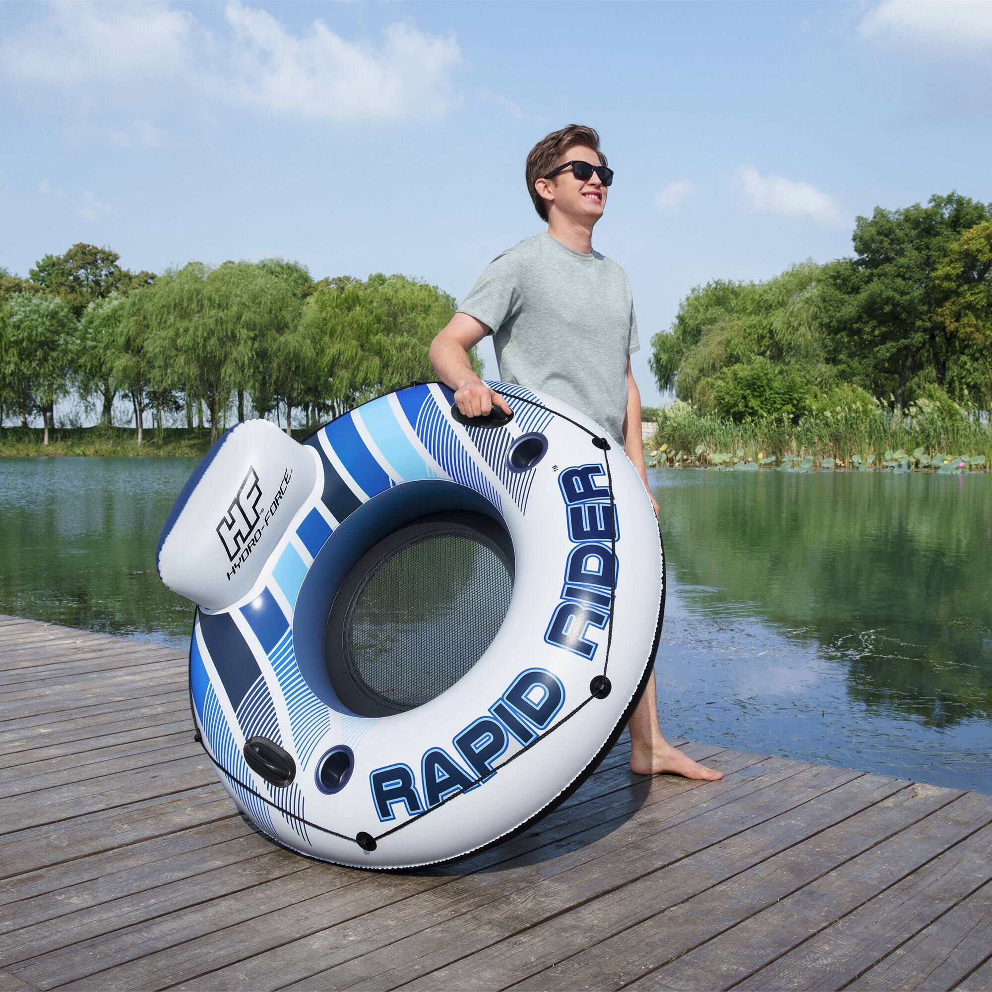 Bestway 4.5ft. Hydro-Force Rapid Rider Single River Tube